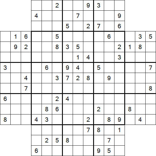 Flower Sudoku - Hard