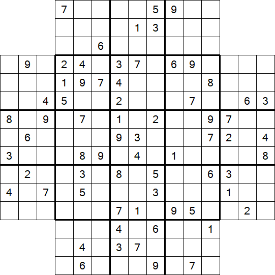 Flower Sudoku - Difficile