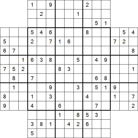 Flower Sudoku - Difficile