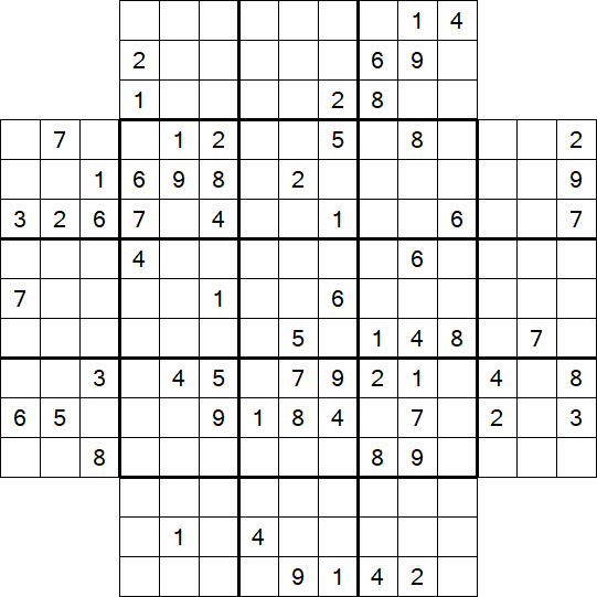 Flower Sudoku - Difficile