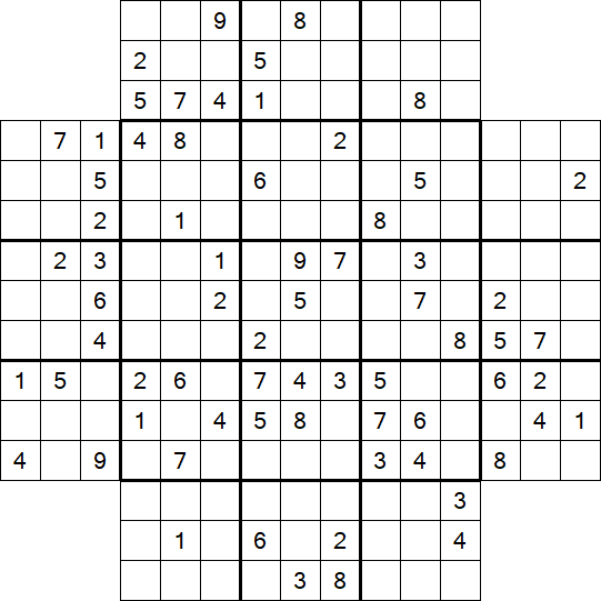 Flower Sudoku - Difficile