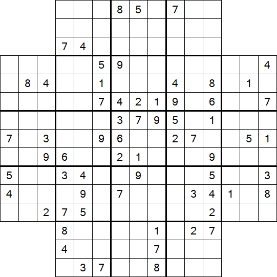 Flower Sudoku - Difficile