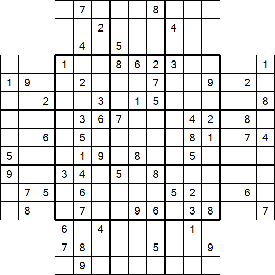 Flower Sudoku - Difficile