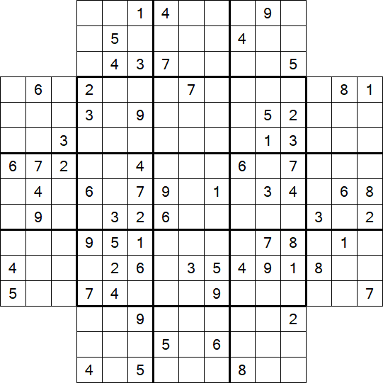 Flower Sudoku - Difficile