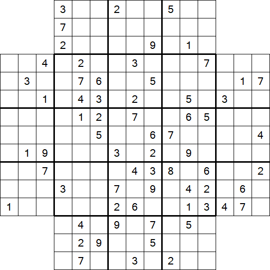 Flower Sudoku - Difficile