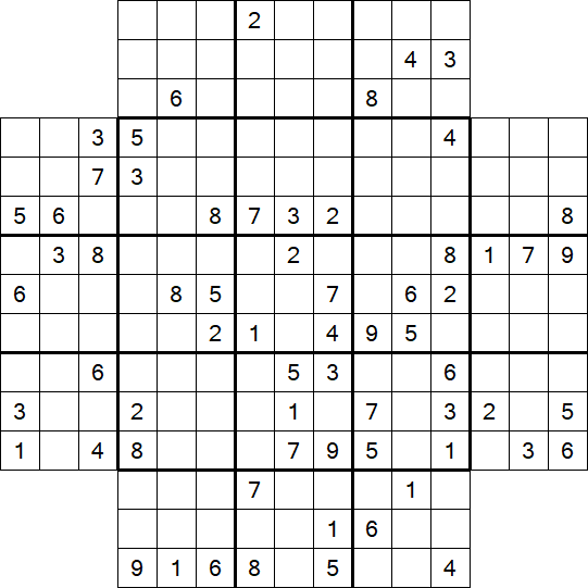 Flower Sudoku - Difficile