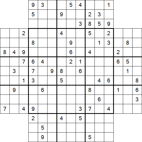 Flower Sudoku - Difficile