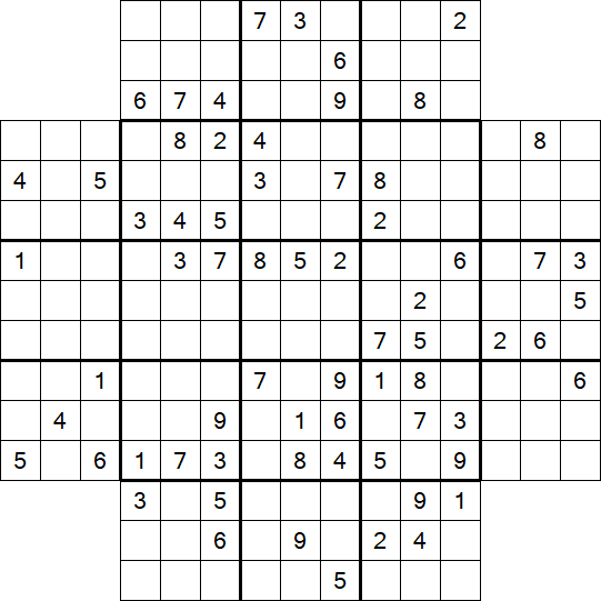 Flower Sudoku - Difficile