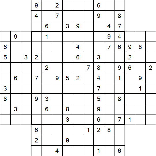 Flower Sudoku - Difficile