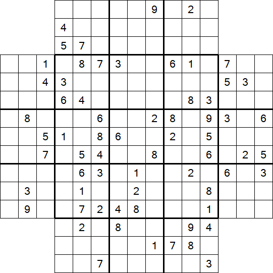 Flower Sudoku - Difficile