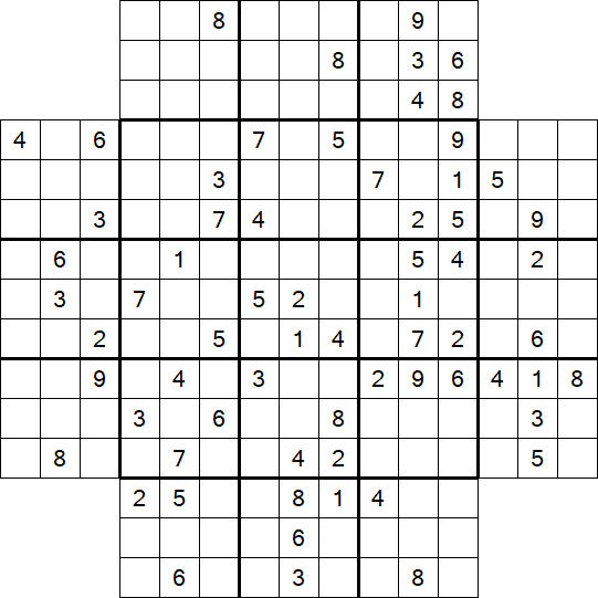 Flower Sudoku - Difficile