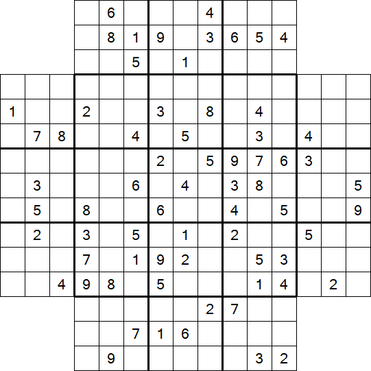 Flower Sudoku - Difficile