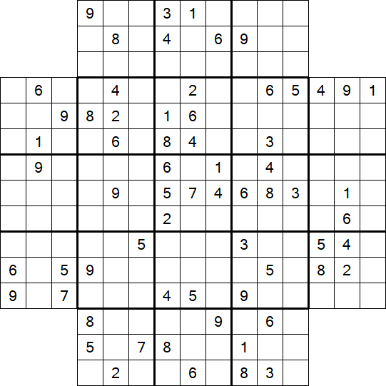 Flower Sudoku - Difficile