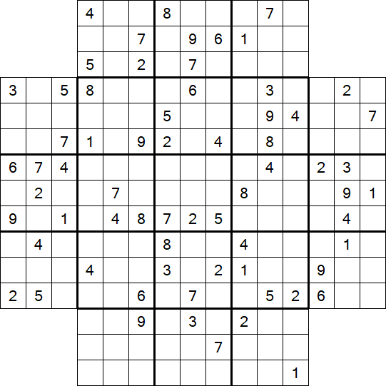 Flower Sudoku - Difficile