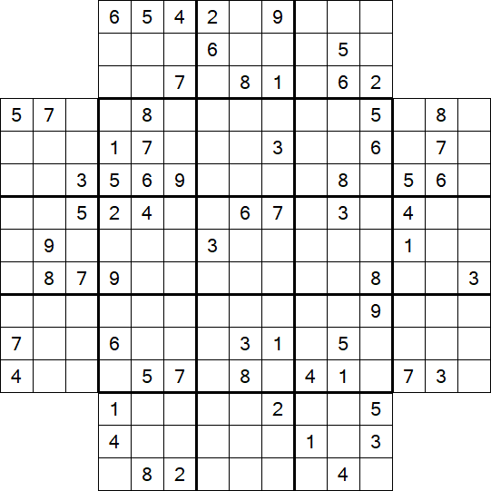 Flower Sudoku - Difficile