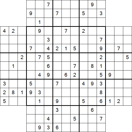 Flower Sudoku - Difficile