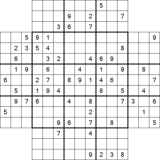 Flower Sudoku - Hard