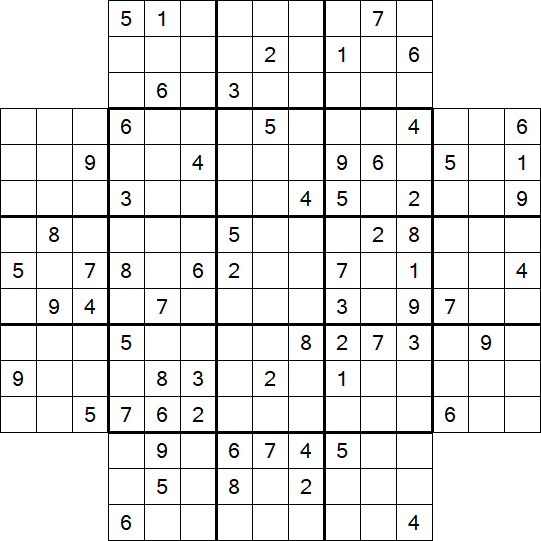 Flower Sudoku - Difficile