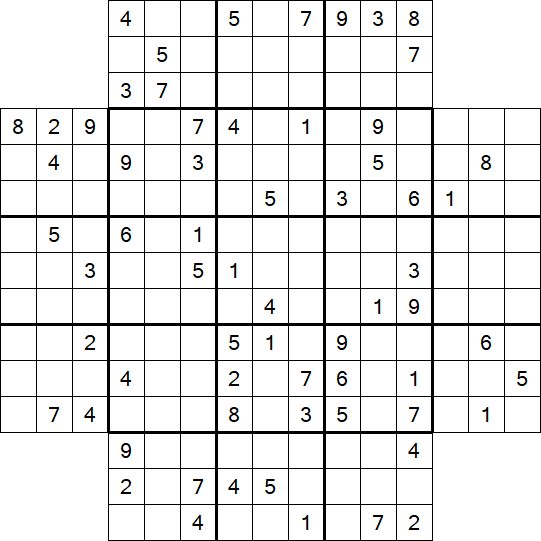 Flower Sudoku - Hard