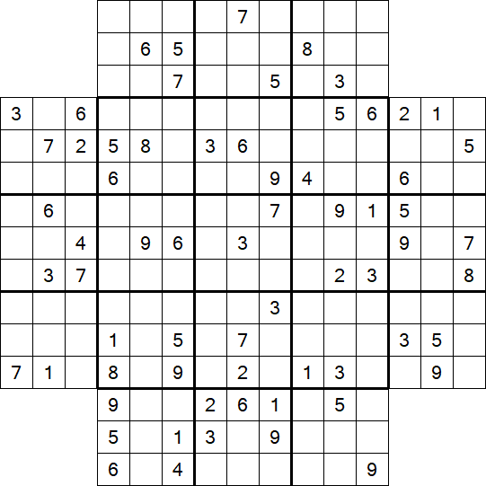 Flower Sudoku - Hard