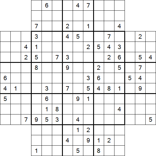 Flower Sudoku - Difficile