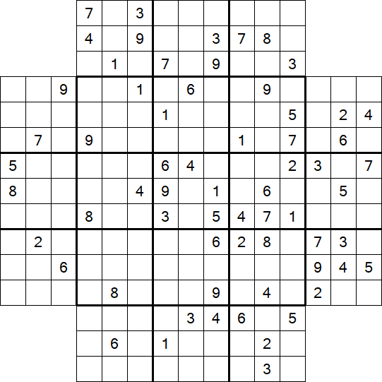 Flower Sudoku - Difficile