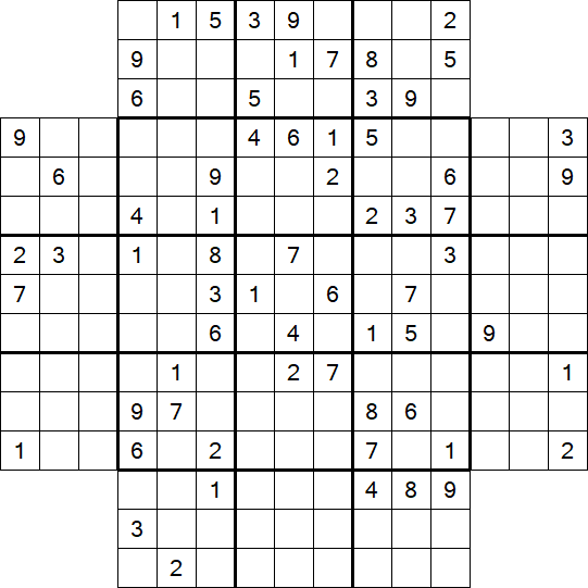 Flower Sudoku - Difficile