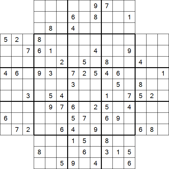 Flower Sudoku - Difficile