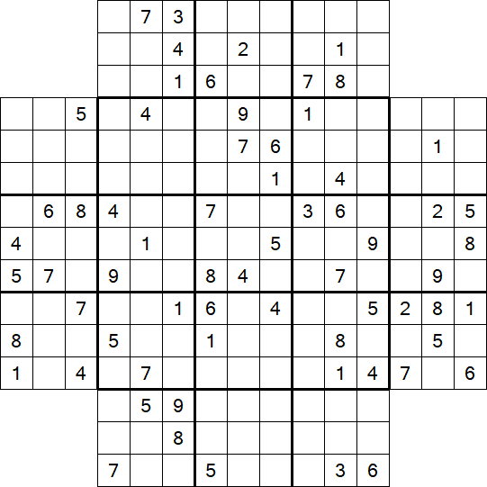 Flower Sudoku - Difficile