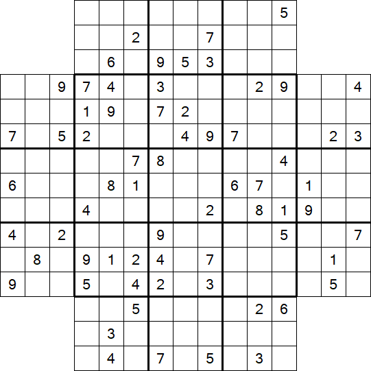 Flower Sudoku - Difficile