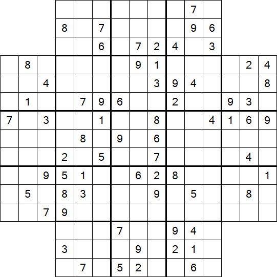 Flower Sudoku - Difficile