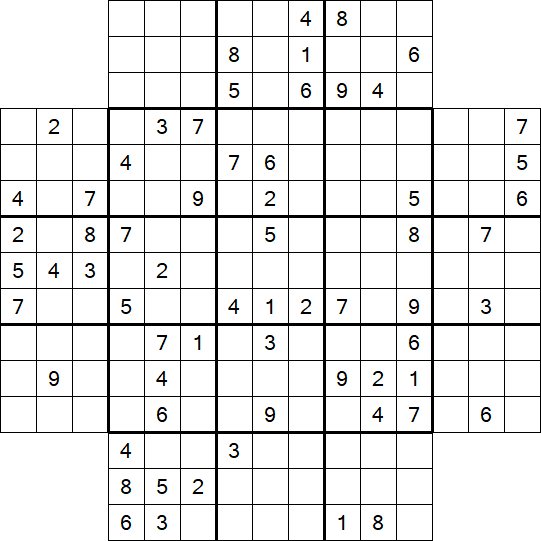Flower Sudoku - Hard