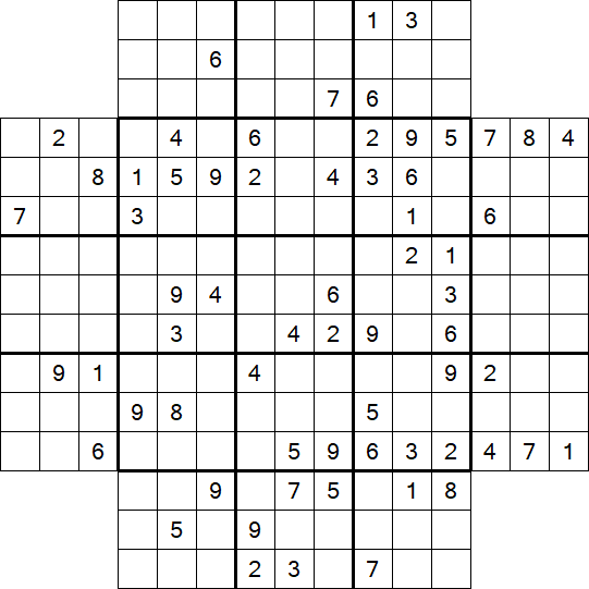 Flower Sudoku - Difficile