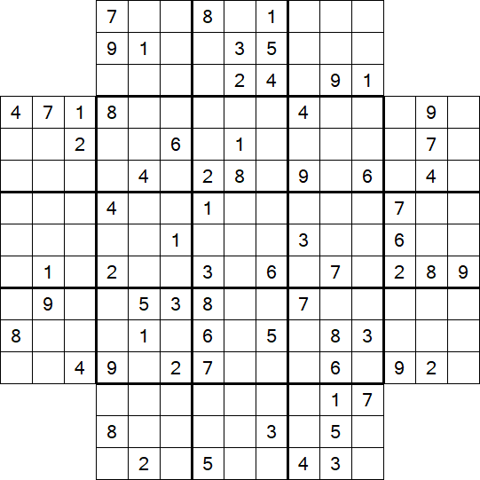 Flower Sudoku - Difficile