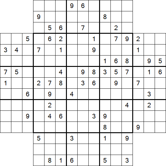 Flower Sudoku - Difficile