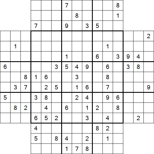 Flower Sudoku - Hard