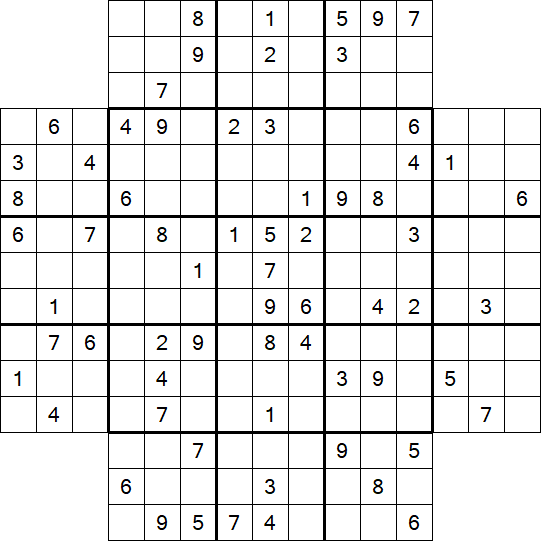 Flower Sudoku - Difficile