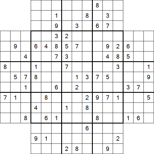 Flower Sudoku - Difficile