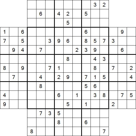 Flower Sudoku - Difficile