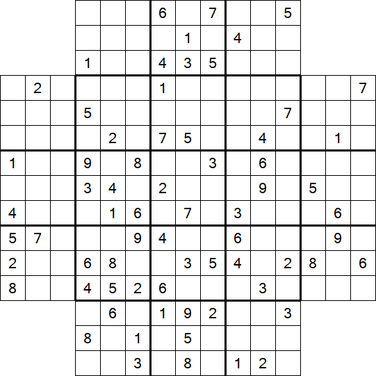 Flower Sudoku - Difficile