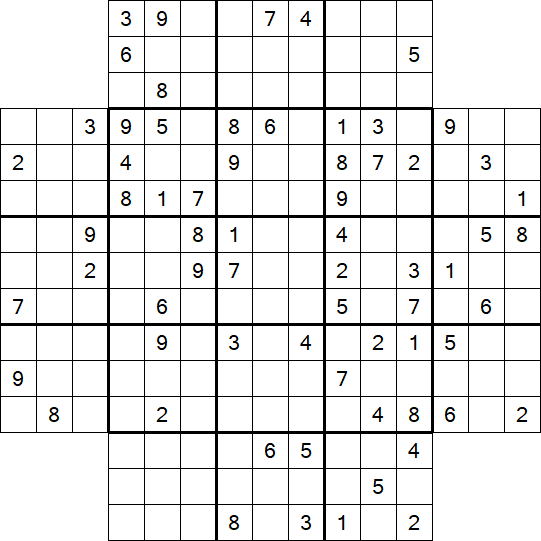 Flower Sudoku - Difficile