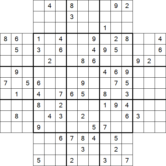 Flower Sudoku - Difficile