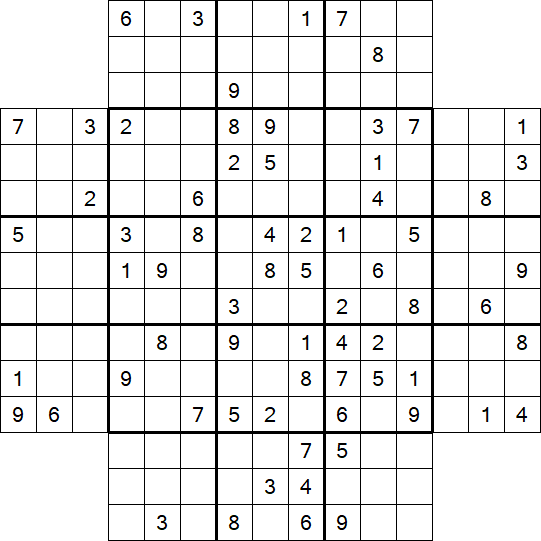 Flower Sudoku - Difficile