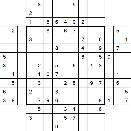 Flower Sudoku - Difficile