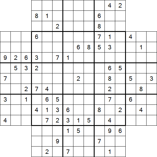 Flower Sudoku - Difficile