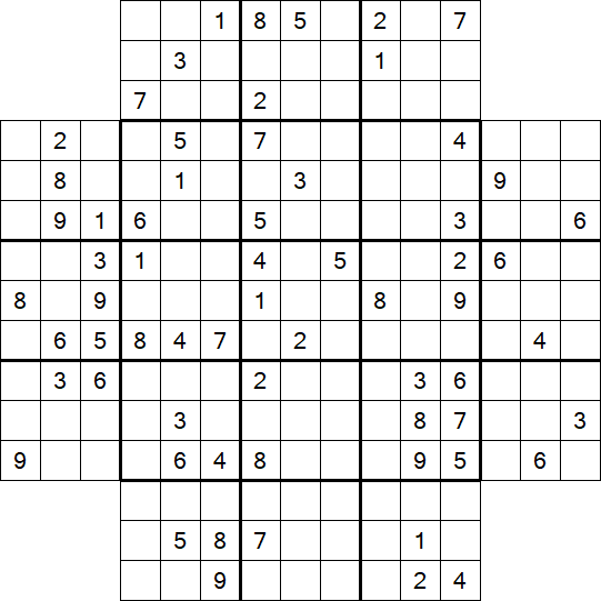 Flower Sudoku - Difficile