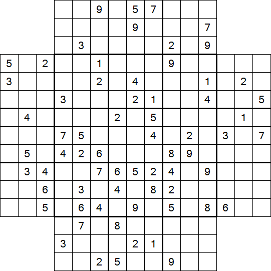 Flower Sudoku - Difficile
