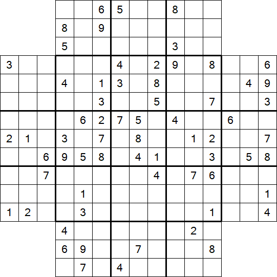 Flower Sudoku - Difficile