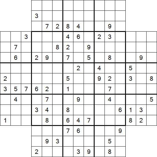 Flower Sudoku - Difficile