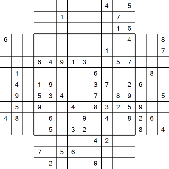 Flower Sudoku - Difficile